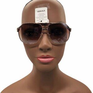 Lion Fashion Eyewear Women's Brown and Orange Sunglasses UV400‎ Item D-1